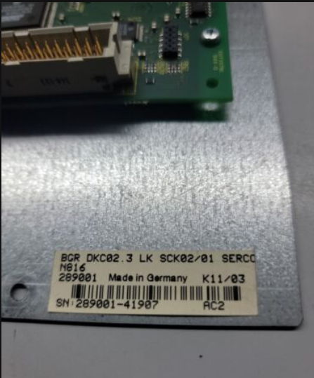 BGR DKC02.3-LK SCK02/01 REXROTH 接口模块