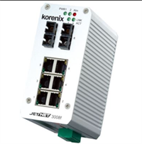 JetNet 3008f-s KORENIX 工业8端口快速以太网光纤交换机