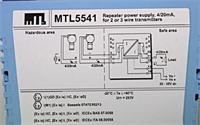 5541 MTL 中继器电源