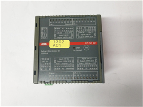 <strong>ABB 07DC91C控制器发布：以智能算法重塑工业自动化效率</strong>