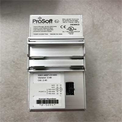 <strong>原装进口PROSOFT 5301-MBP-DH485通信模块现货直供,适配PLC与上位机高效数据交互</strong>